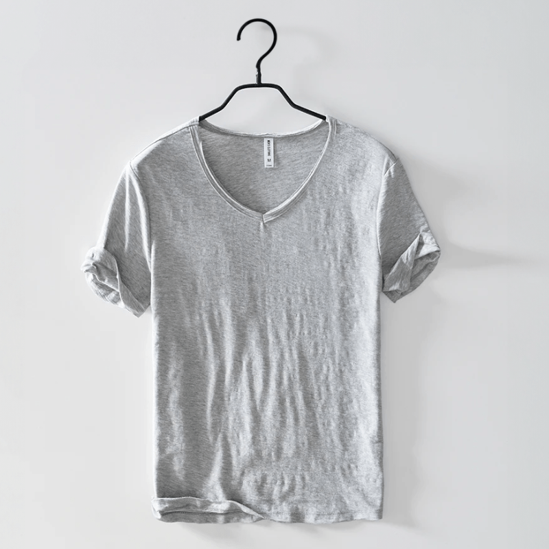 V-hals T-shirt voor heren – stijlvol en comfortabel