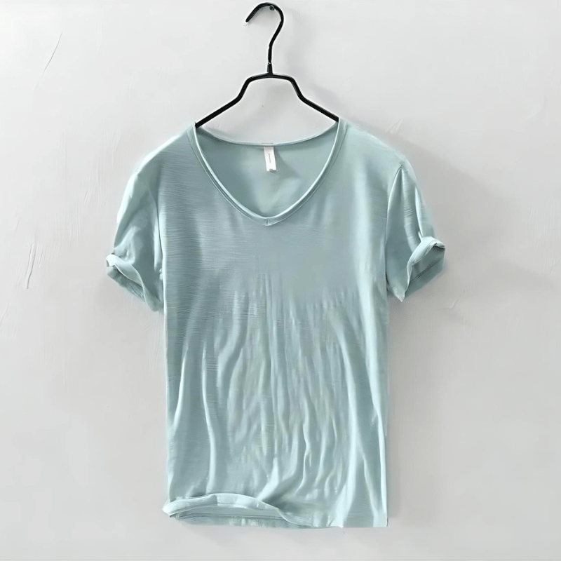 V-hals T-shirt voor heren – stijlvol en comfortabel