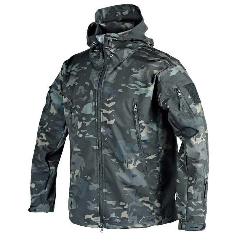 Heren Outdoor Jas – Waterdicht Met Capuchon Voor Regen en Wind