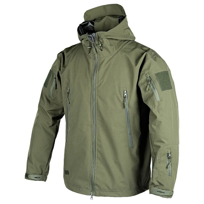 Heren Outdoor Jas – Waterdicht Met Capuchon Voor Regen en Wind