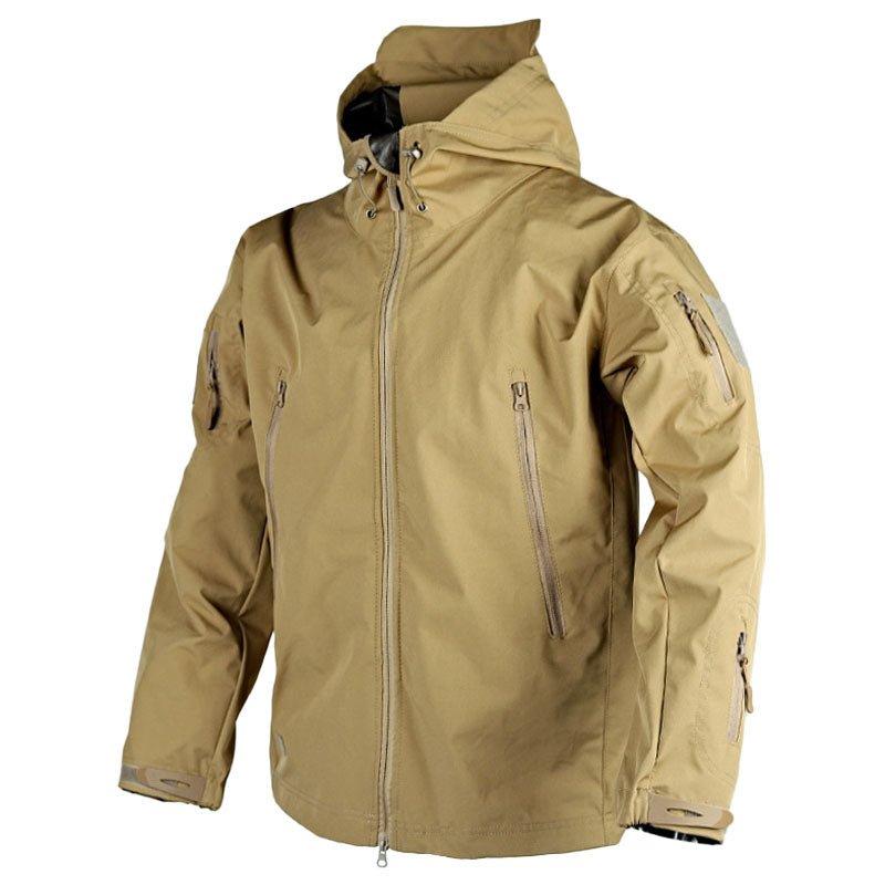 Heren Outdoor Jas – Waterdicht Met Capuchon Voor Regen en Wind