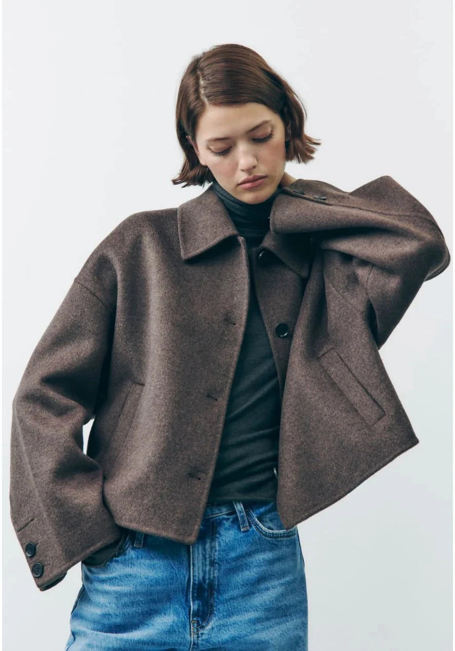 Nette oversized jas voor dames – warm en stijlvol