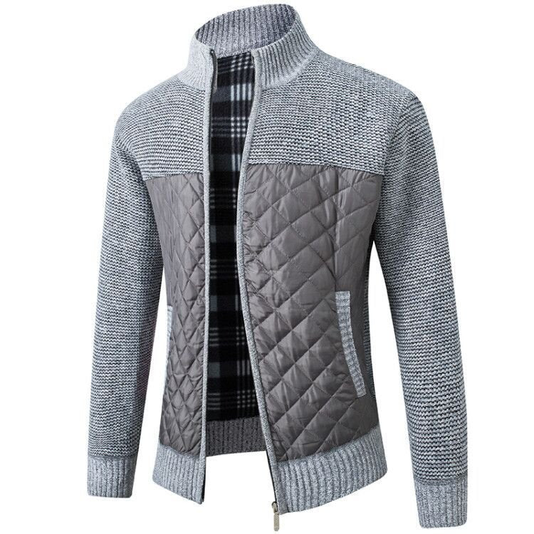 Slim fit heren vest met opstaande kraag – stijlvol en comfortabel