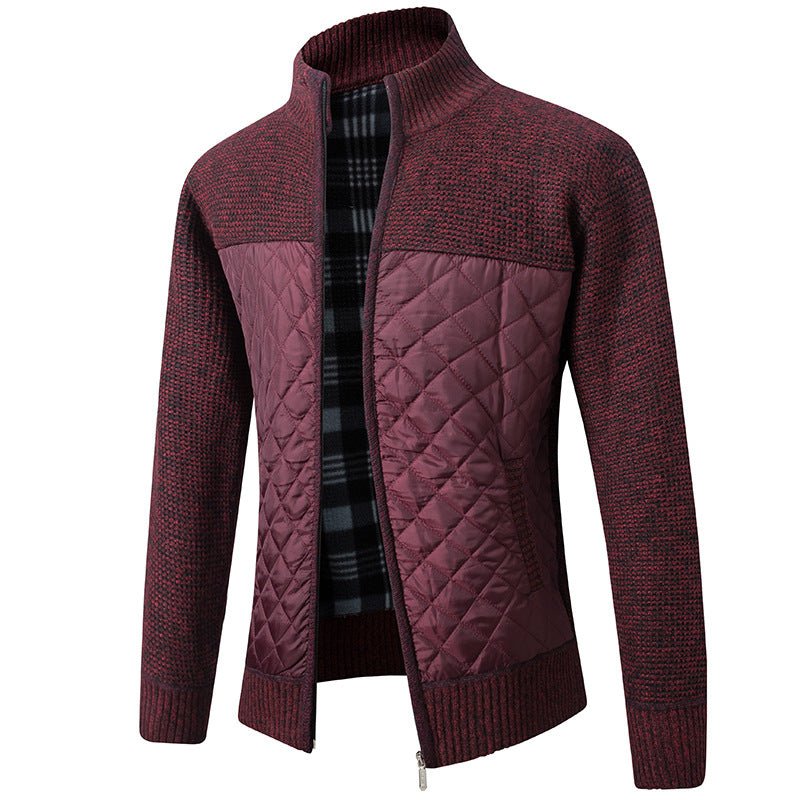 Slim fit heren vest met opstaande kraag – stijlvol en comfortabel