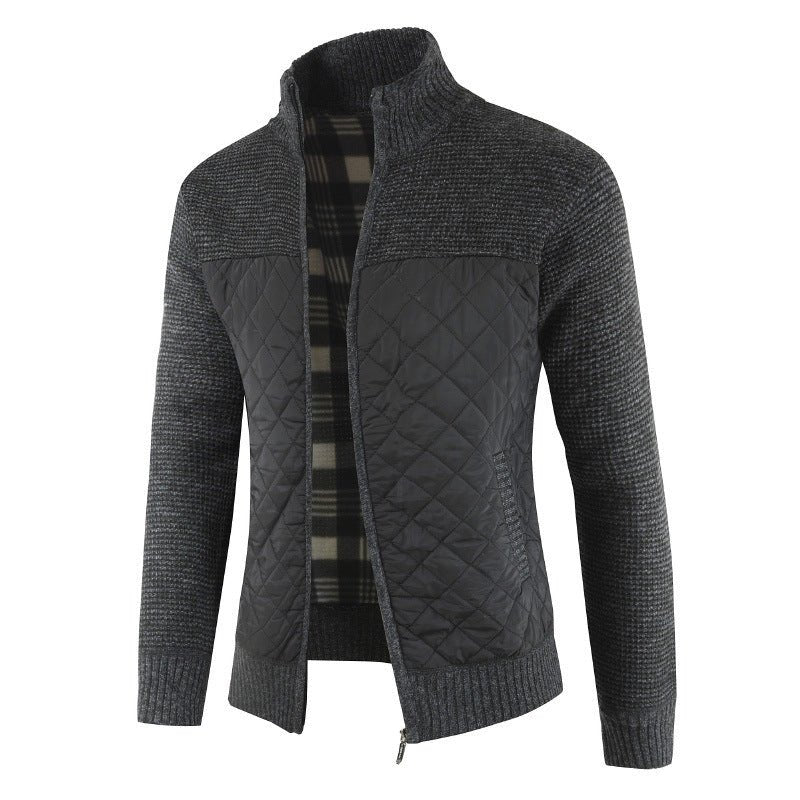 Slim fit heren vest met opstaande kraag – stijlvol en comfortabel