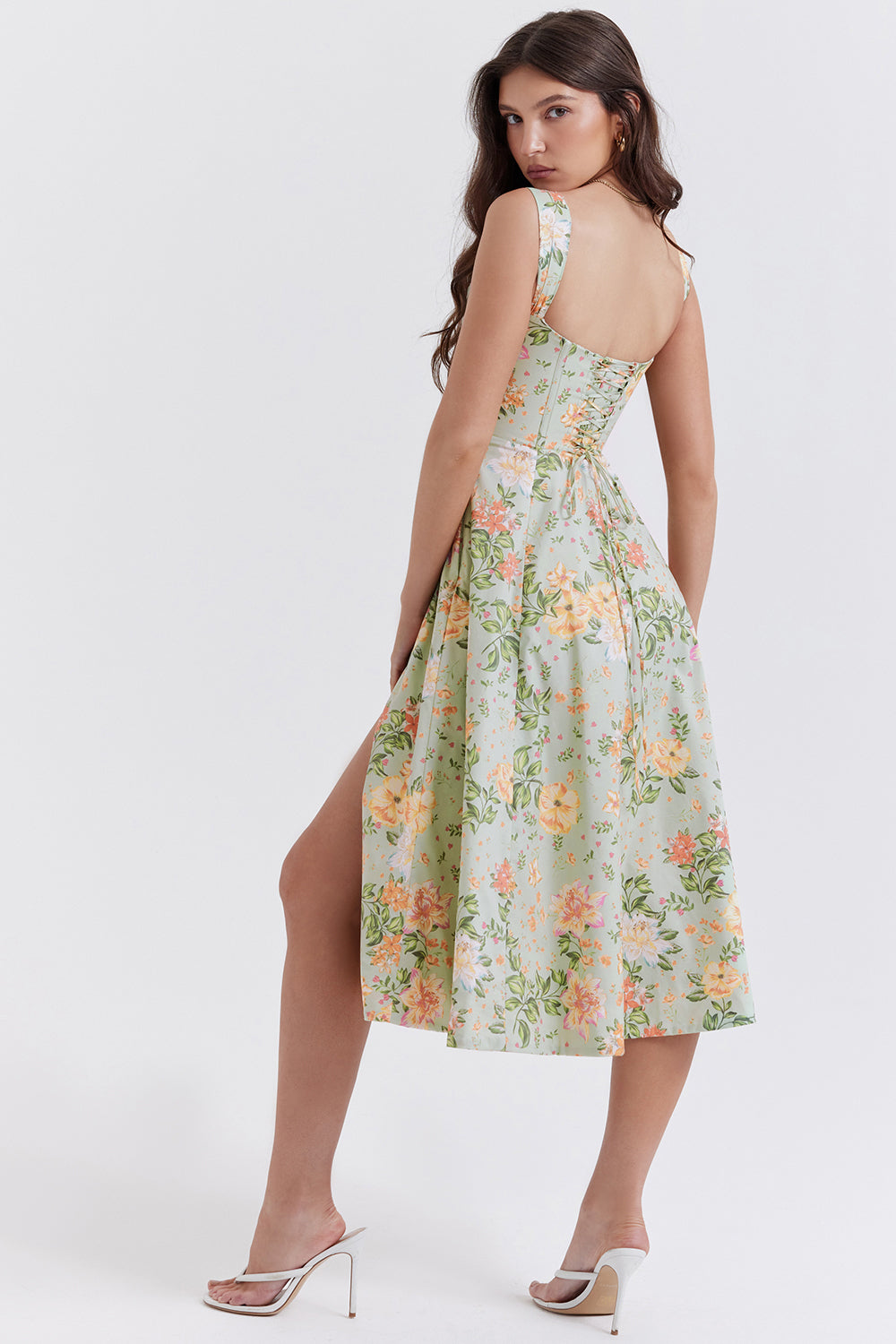 Mode Outlet | Midi Zomerjurk met Bloemenprint – Vrouwelijk & Luchtig