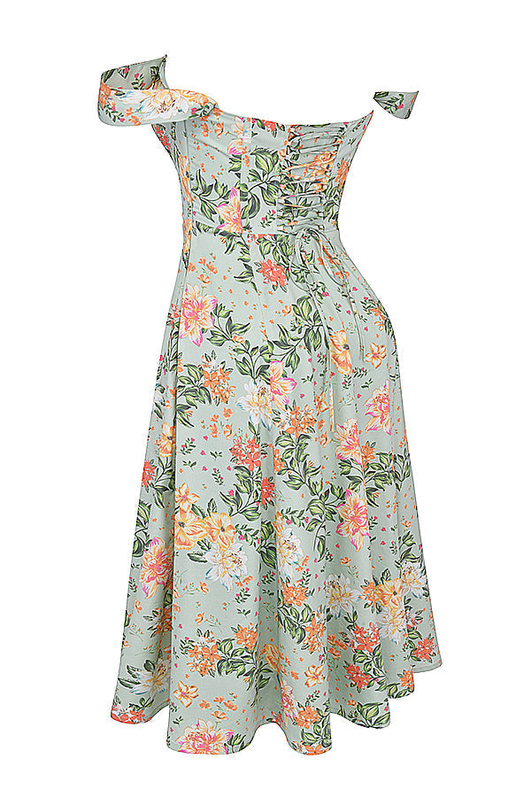 Mode Outlet | Midi Zomerjurk met Bloemenprint – Vrouwelijk & Luchtig