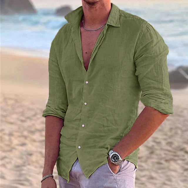 Zander | Casual Zomerhemd voor Heren – Licht, Stijlvol & Ademend