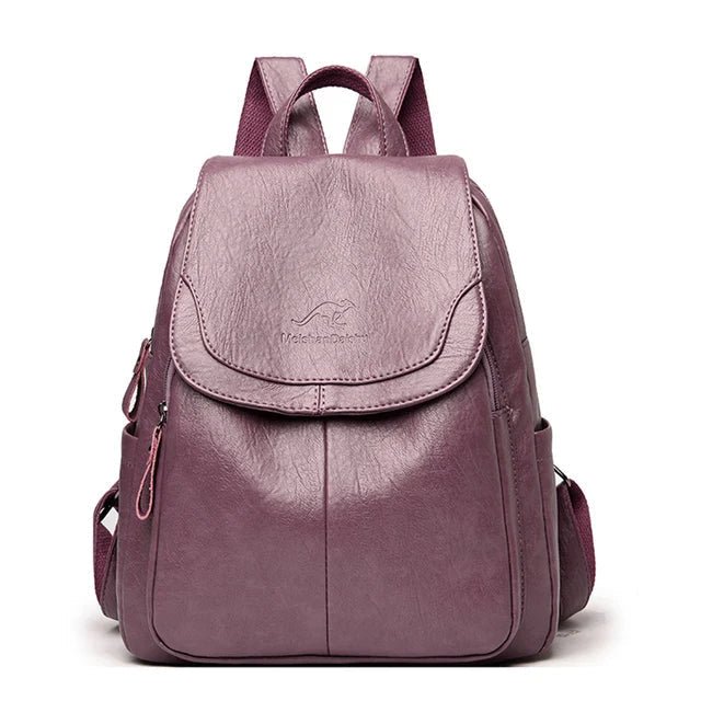 MILO | Vintage Lederen Rugzak – Stijlvol & Functioneel