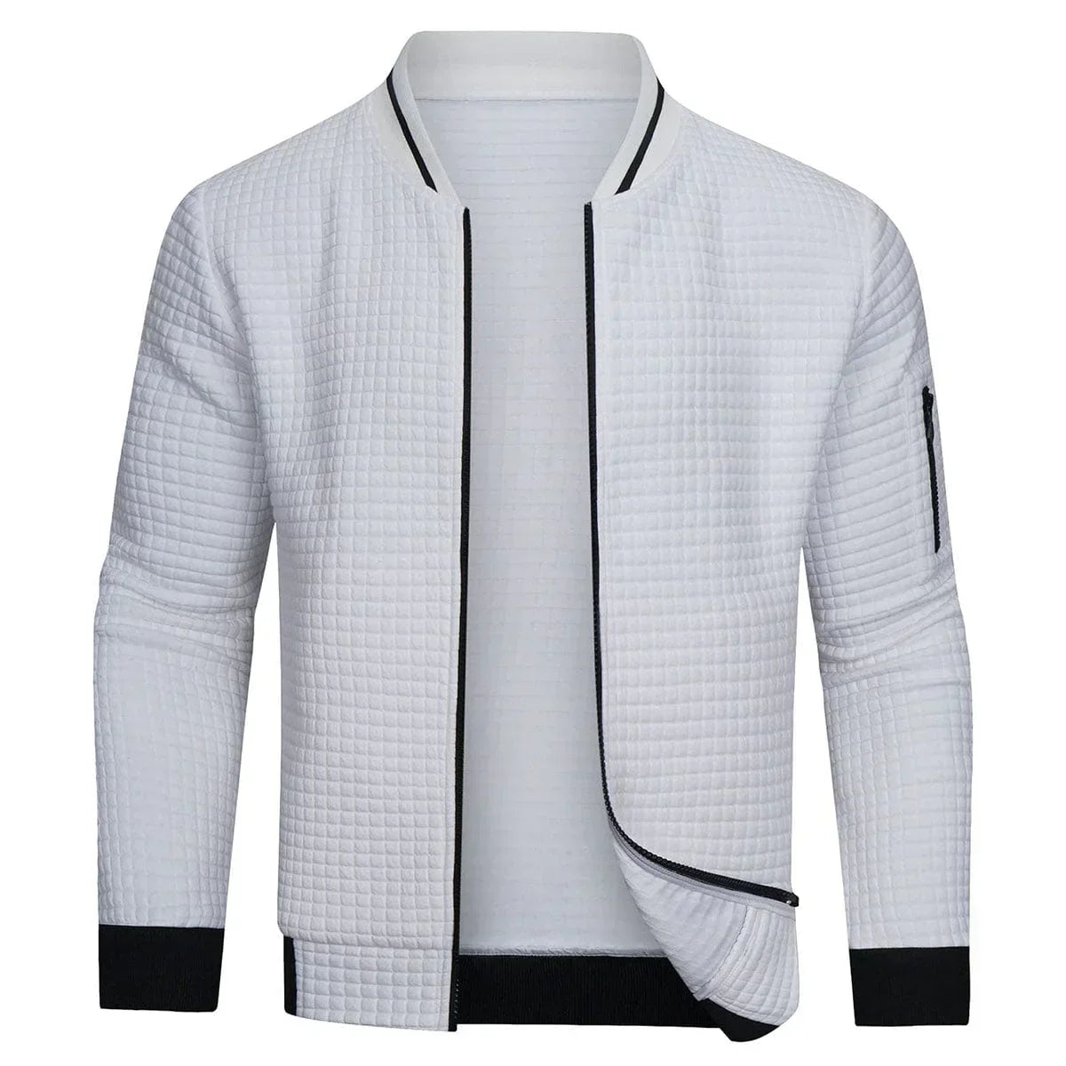 Mode Outlet | Lente Trui met Rits voor Heren – Licht & Comfortabel